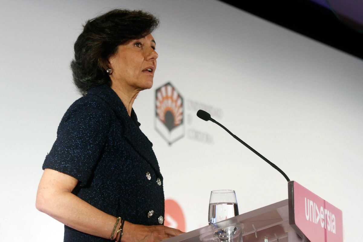 Ana Botín, presidenta del Banco Santander