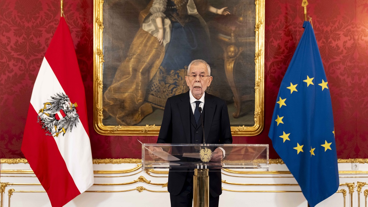 El presidente austríaco, el progresista Alexander Van der Bellen. EP