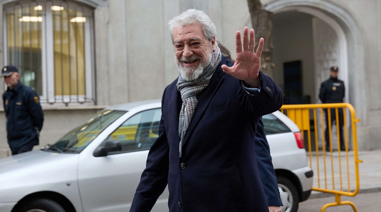 Miguel Ángel Rodríguez, a su llegada al Tribunal Supremo. EP