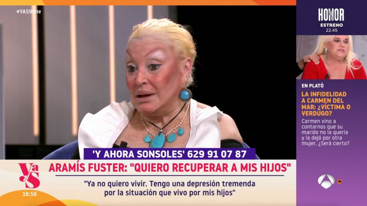 Aramís Fuster, en 'Y ahora, Sonsoles'. Atresmedia Televisión