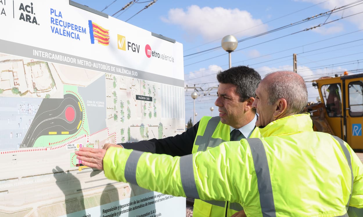 La Generalitat reactivará el servicio de Metrovalencia hasta València Sud la primera quincena de febrero. EP