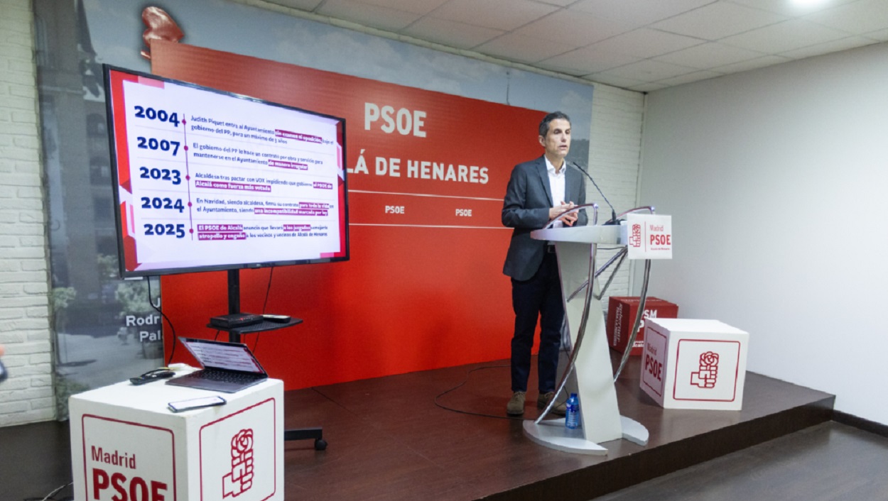 El portavoz del PSOE de Alcalá de Henares, Javier Rodríguez Palacios. EP