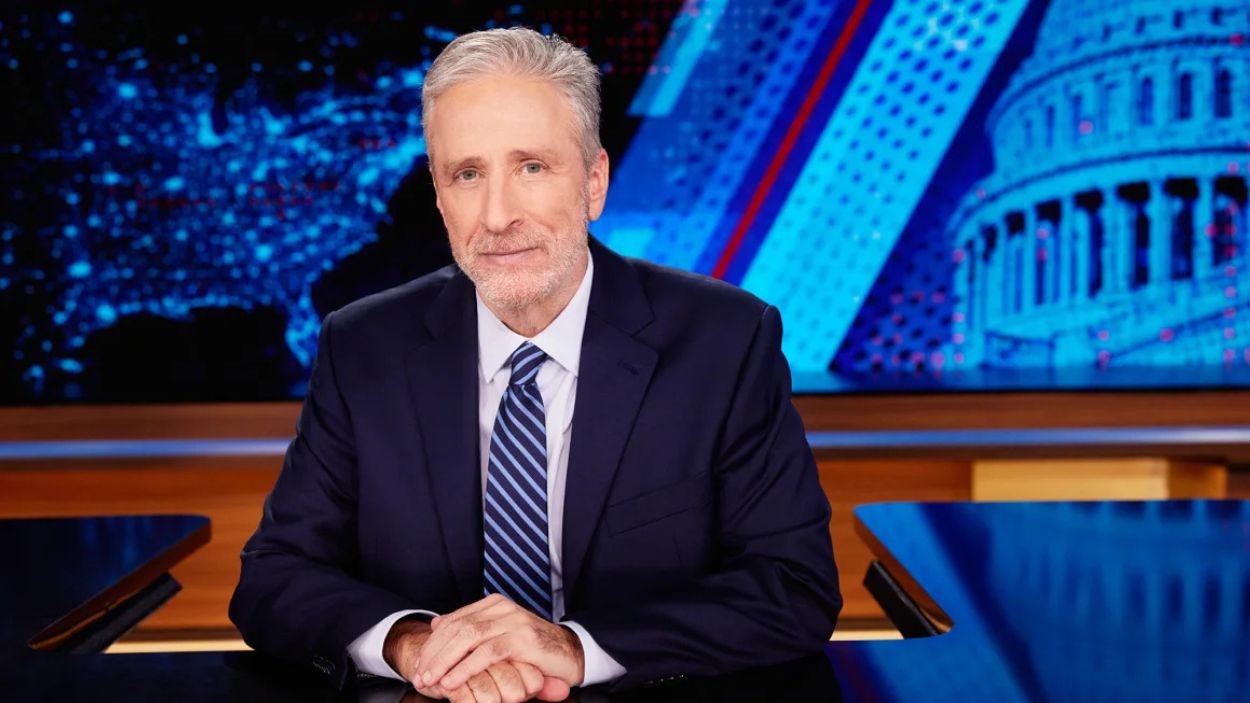 El presentador estadounidense Jon Stewart