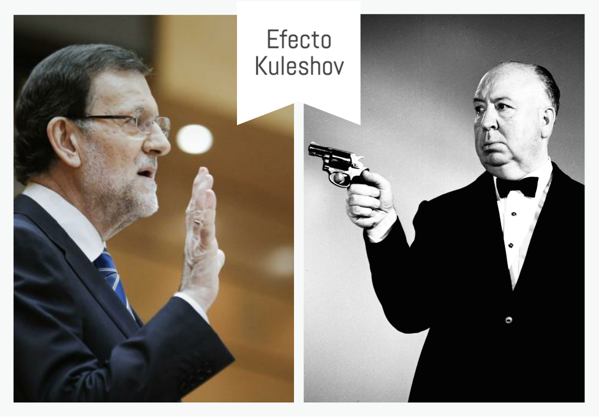 Una explicación gráfica del efecto Kuleshov. 