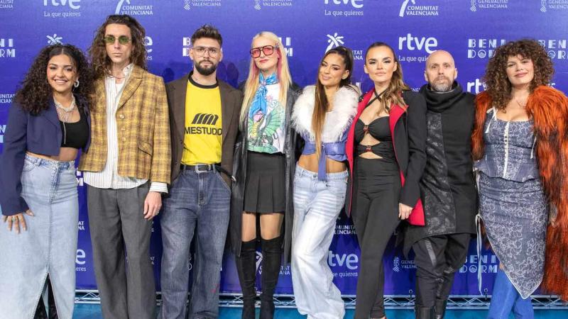 Los finalistas del Benidorm Fest 2025. RTVE