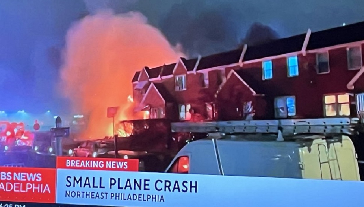 Accidente aéreo en Philadelphia. X