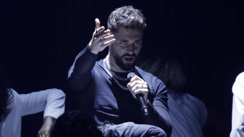 J Kbello, en el Benidorm Fest 2025. RTVE