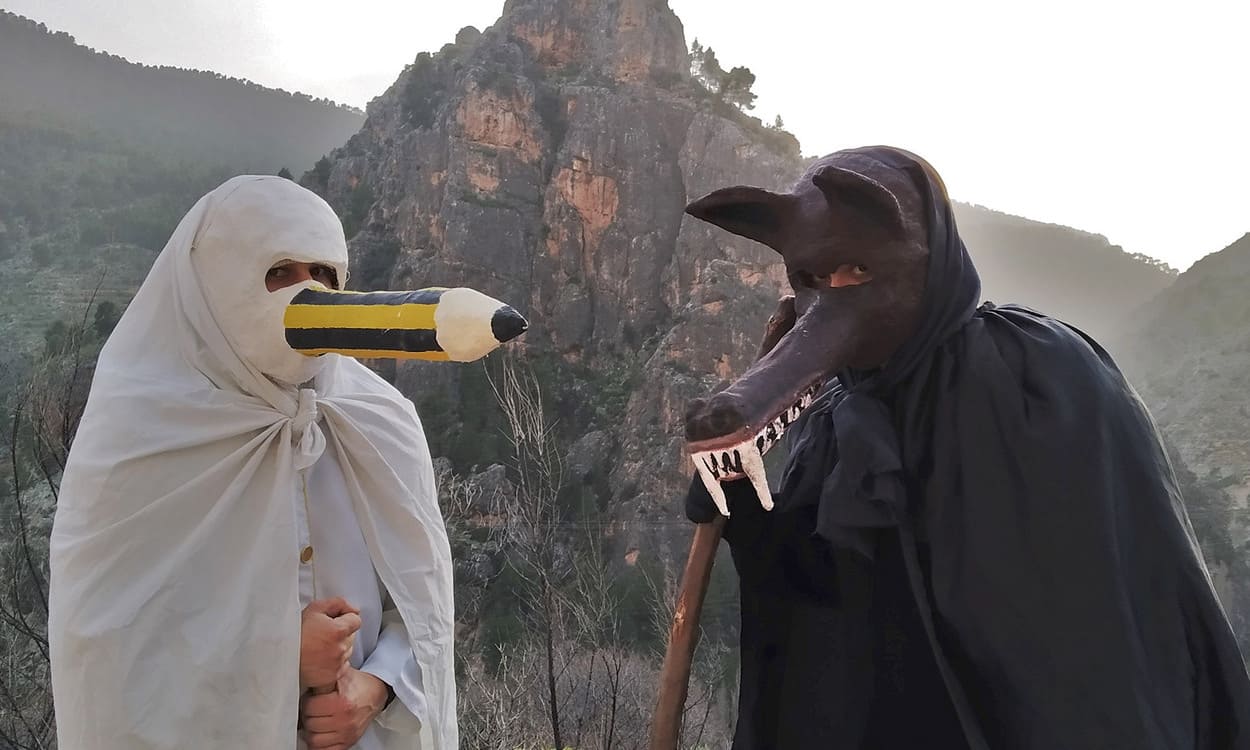 Carnaval: Trompalobos y Trompalápiz (Foto: Turismo de Ayna)