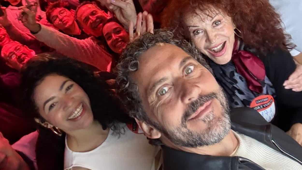 Paco León, en el casting presencial de 'Aída y Vuelta'. Mediaset España