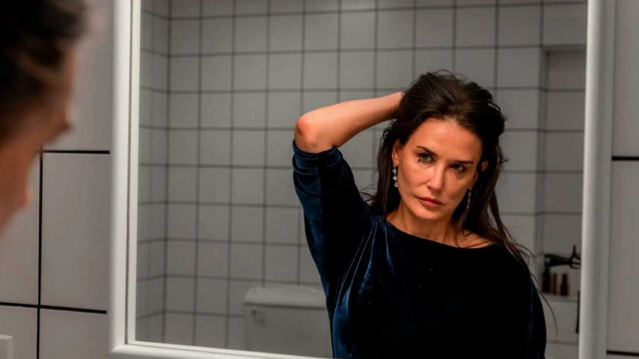 Demi Moore en 'La Sustancia'.  Demi Moore en 'La Sustancia'.