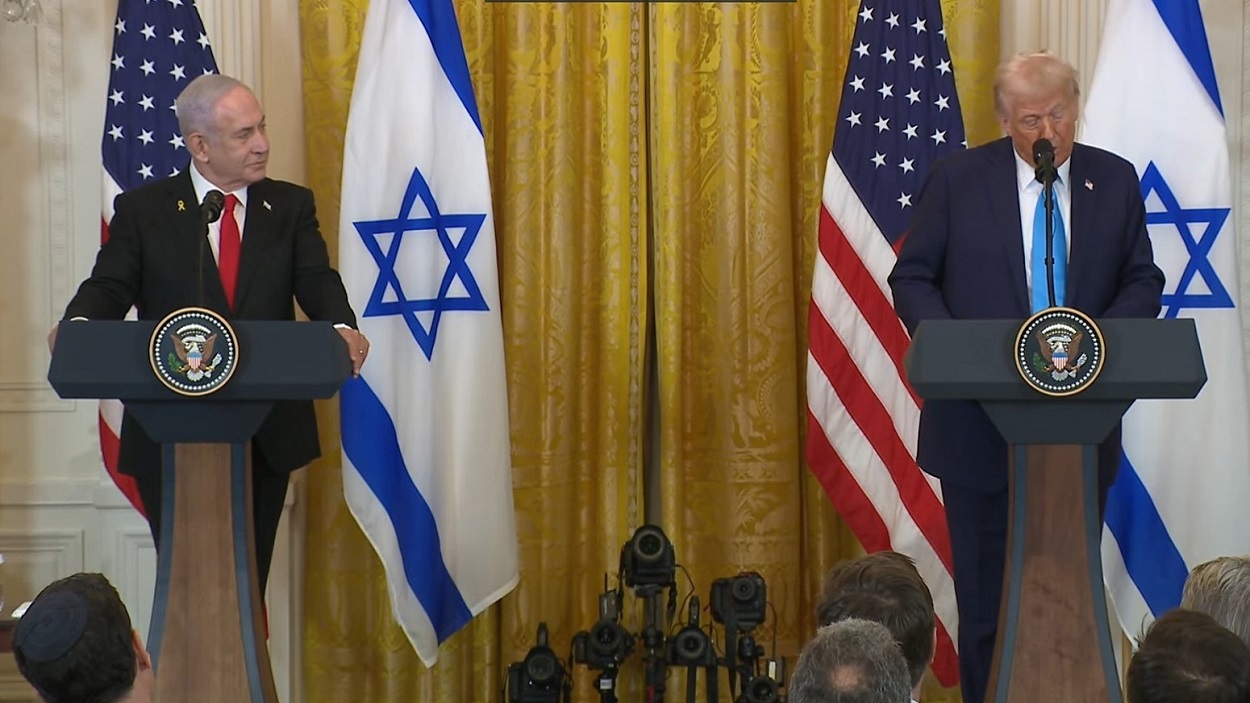 Benjamin Netanyahu y Donald Trump. EP
