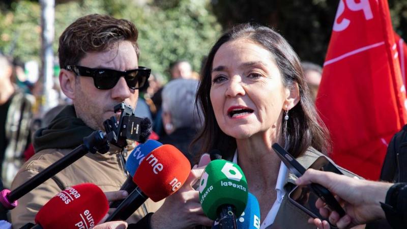 Reyes Maroto, portavoz socialista en el Ayuntamiento de Madrid. EP.