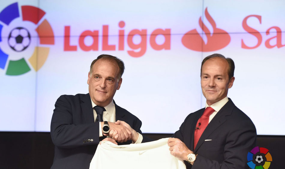 Presidente de LaLiga y Director General del Banco Santander 
