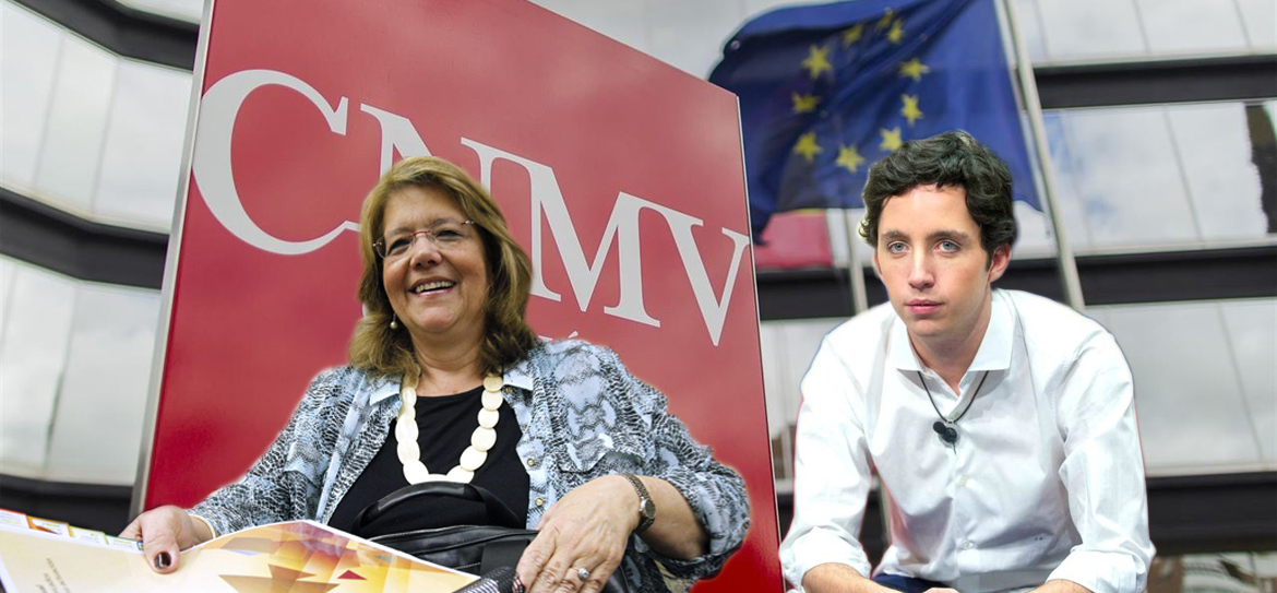 La presidenta de la CNMV, Elvira Rodríguez, y Francisco Nicolás (el Pequeño Nicolás).