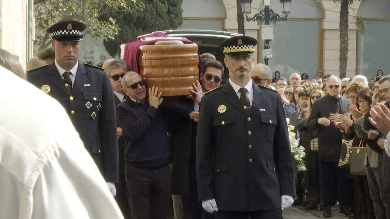 Funeral del exalcalde de Gandia Arturo Torró. EP.