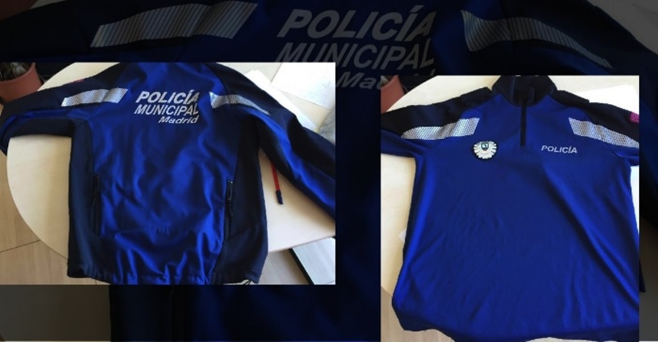 Imagen de Twitter de los que, según denuncian sus detractores, serán los nuevos uniformes de la Policía de Madrid.