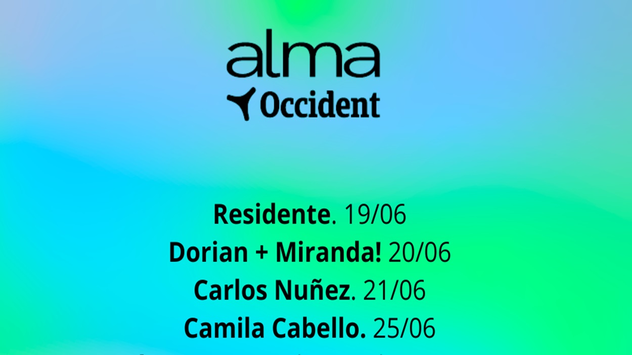 Cartel del festival Occident Madrid