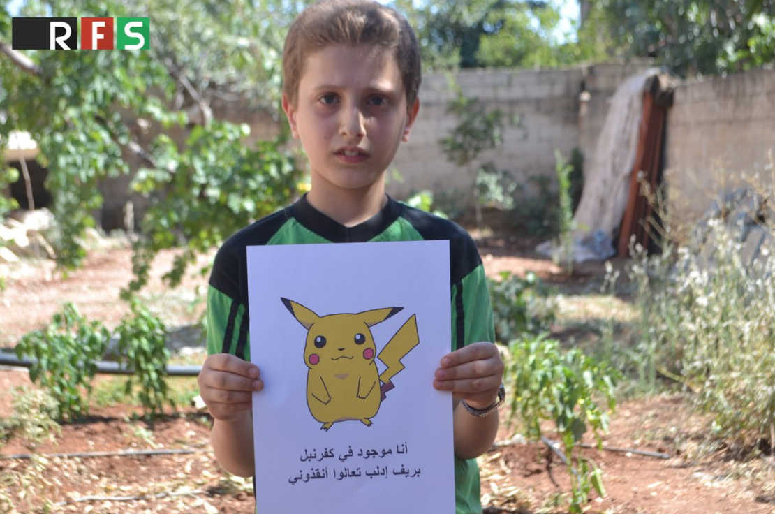 Niños y pokémons como armas de guerra en Siria