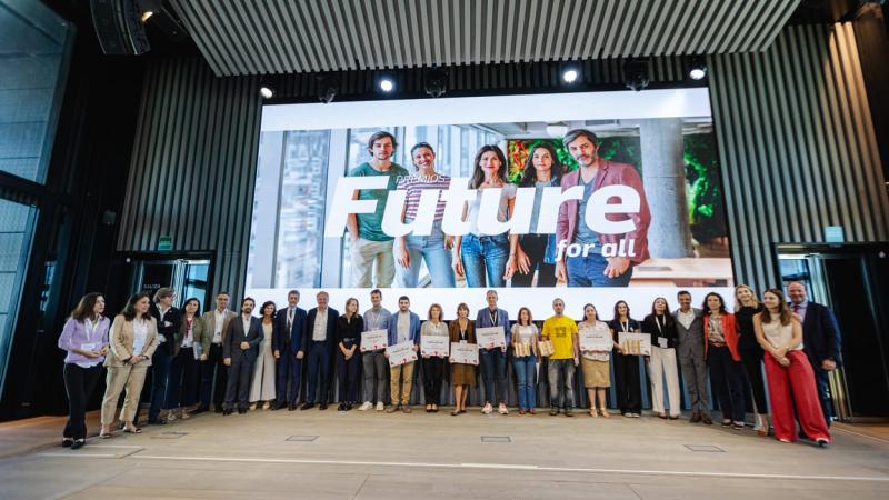 Finalistas de la primera edición de Premios Future for All. Moeve