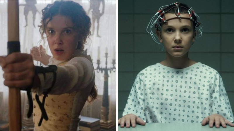 Millie Bobby Brown en Enola Homes y Stranger Things Millie Bobby Brown en Enola Homes y Stranger Things