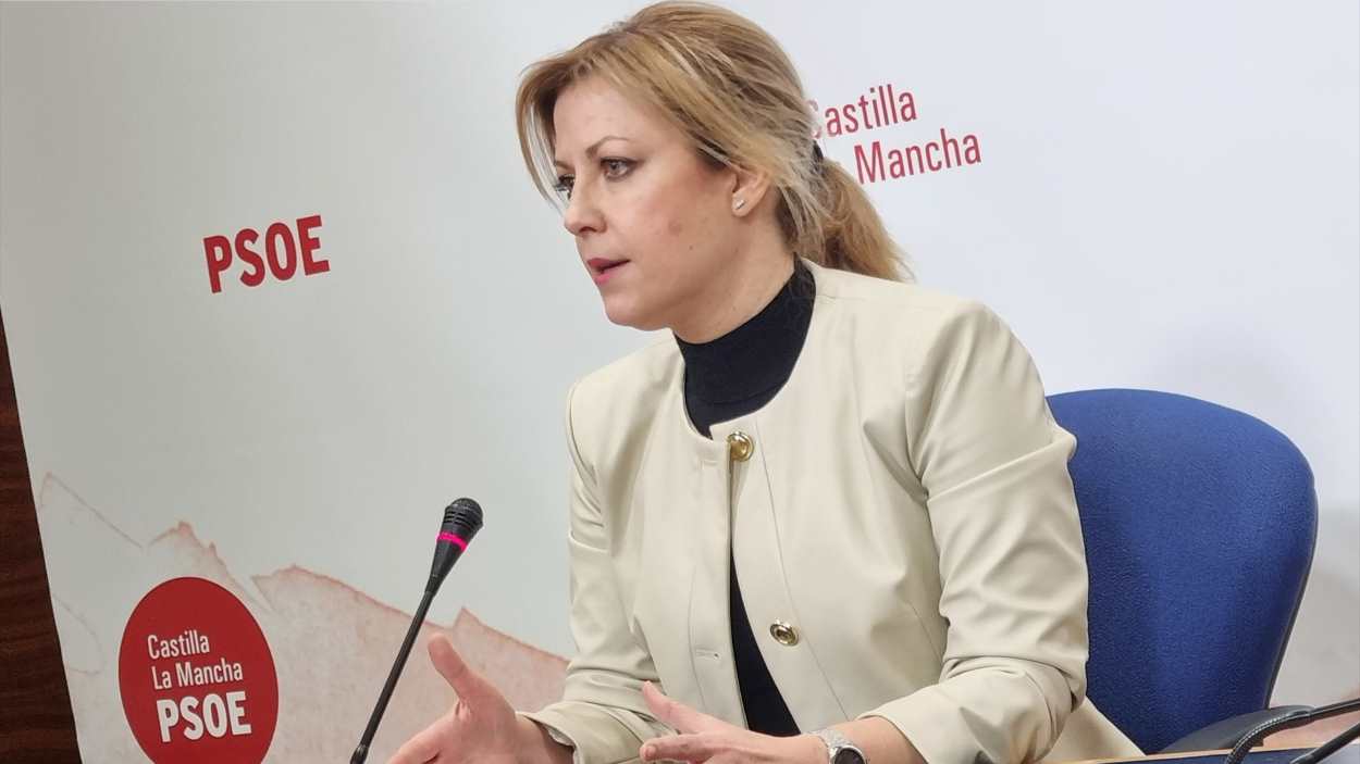 La portavoz del grupo socialista en las Cortes de Castilla-La Mancha, Ana Isabel Abengózar. EP.