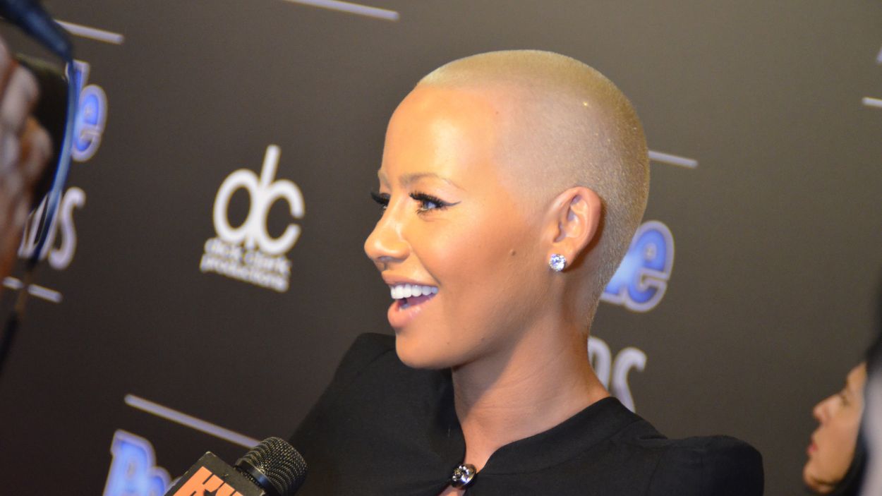 La modelo Amber Rose.