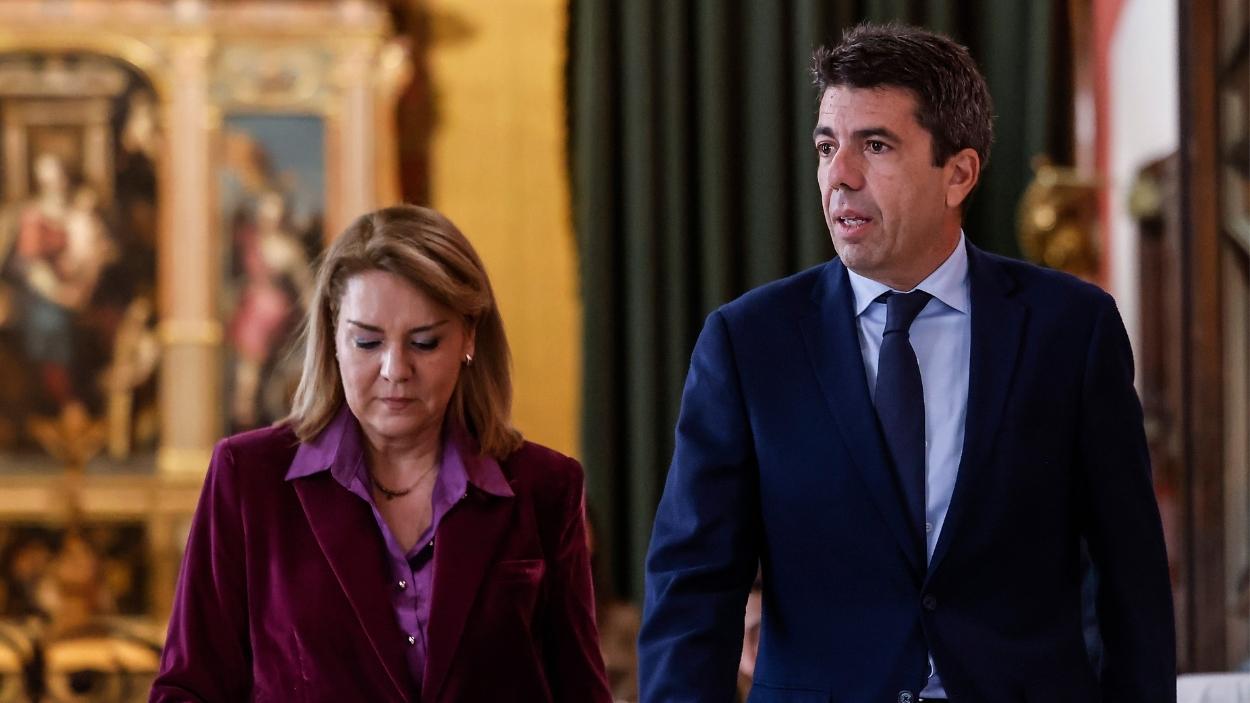 Susana Camarero y Carlos Mazón. EP