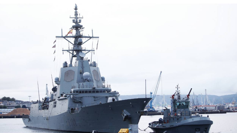 Fragata Almirante Juan de Borbón. EP Fragata Almirante Juan de Borbón. EP