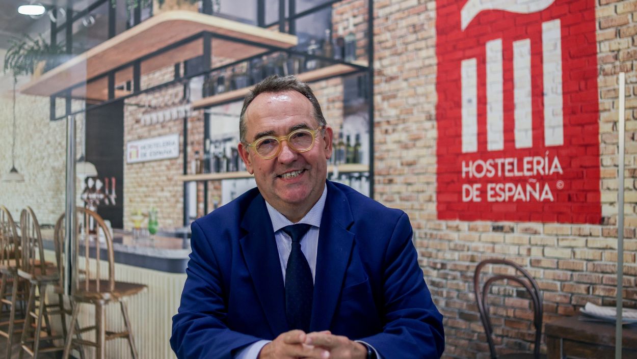 El presidente de Hostelería de España, José Luis Yzuel, en una imagen de archivo. EP