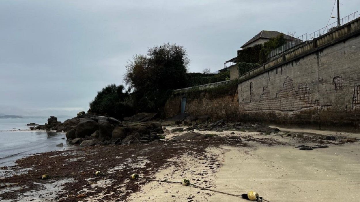 La casa de la mujer de Alberto Núñez Feijóo, Eva Cárdenas, en Moaña. EP