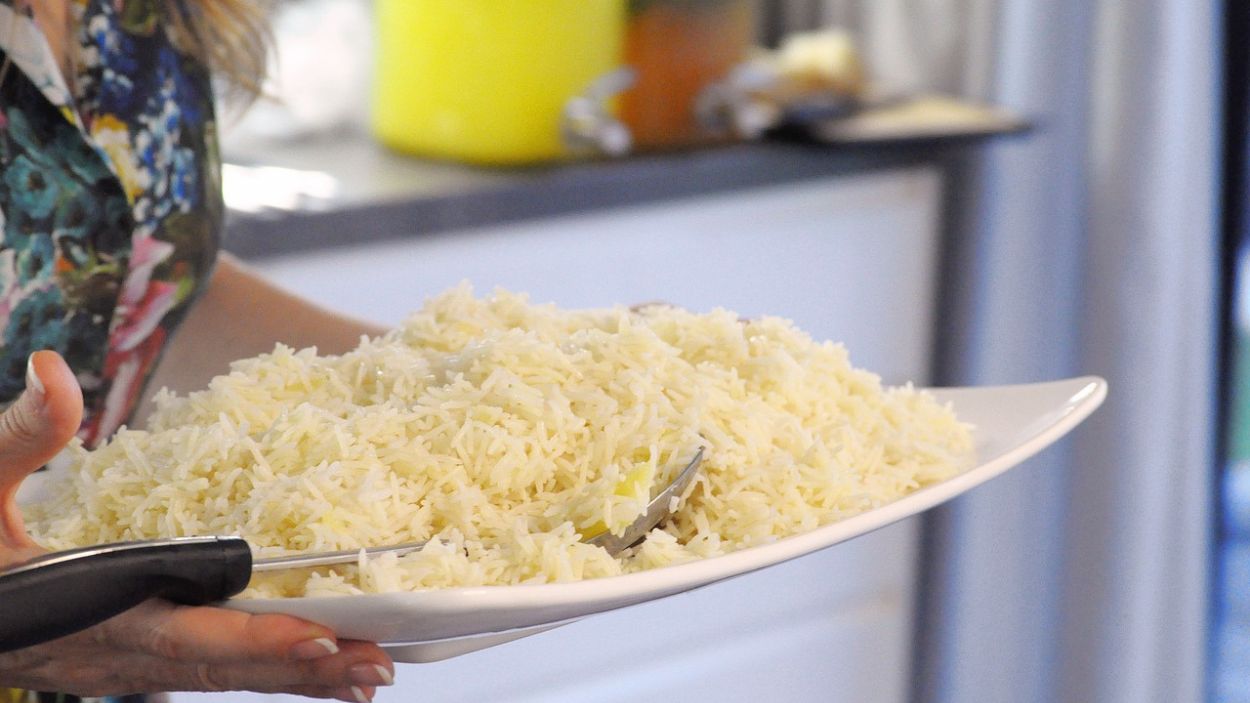 Plato de arroz. Pixaby.