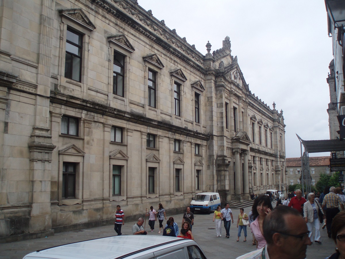 Edificio de una de las facultades de la Universidad de Santiago de Compostela