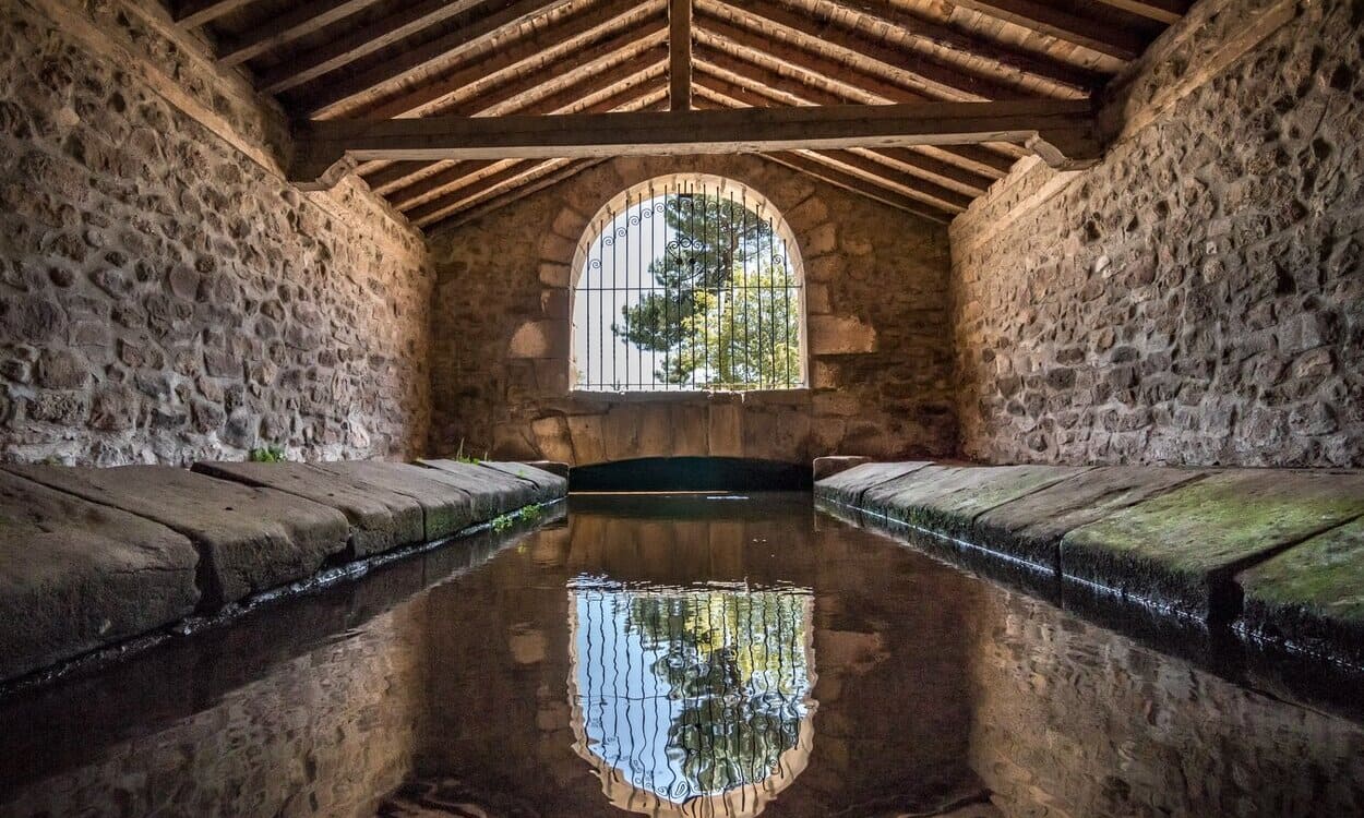 Lavadero medieval de Vinuesa (Foto: Ayuntamiento de Vinuesa)