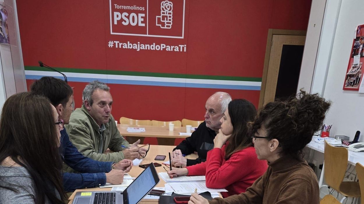 Reunión del grupo municipal socialista de Torremolinos.
