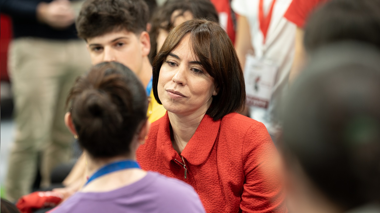 La ministra de Ciencia, Innovación y Universidades y secretaria general del PSPV, Diana Morant. EP