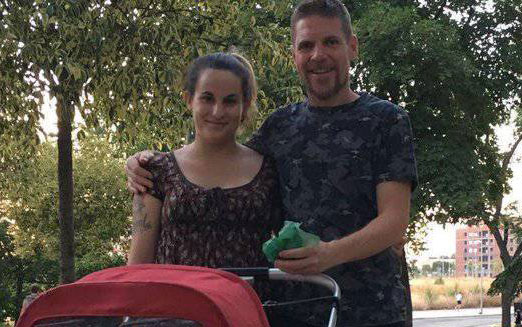Los padres del recién nacido al que quieren llamar Lobo