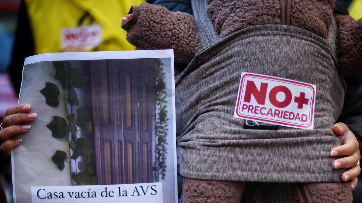 La  Agencia de Vivienda Social madrileña (AVS) desalojará este martes a una familia con dos menores y un enfermo en Moratalaz. EP.