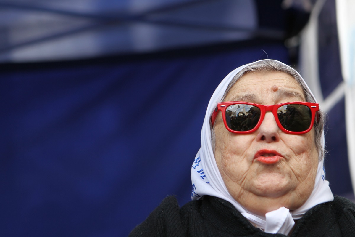 Hebe de Bonafini, presidenta de la fundación de las Madres de la Plaza de Mayo