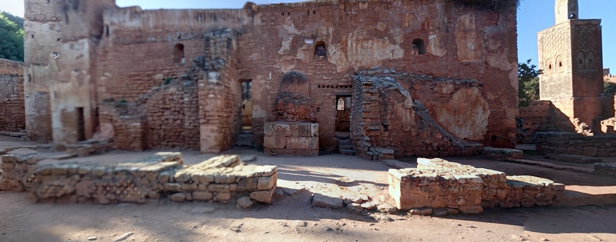 Unas ruinas situadas en Rabat, capital de Marruecos