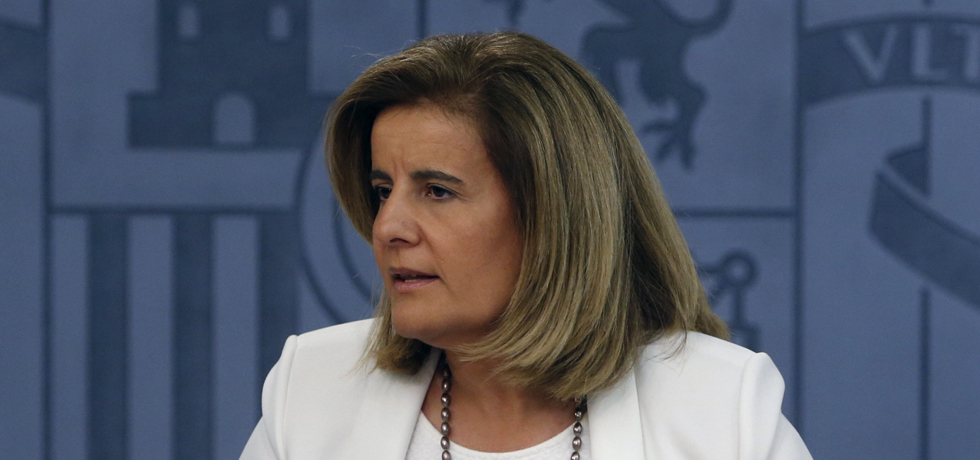 La ministra de Empleo en funciones, Fátima Báñez 