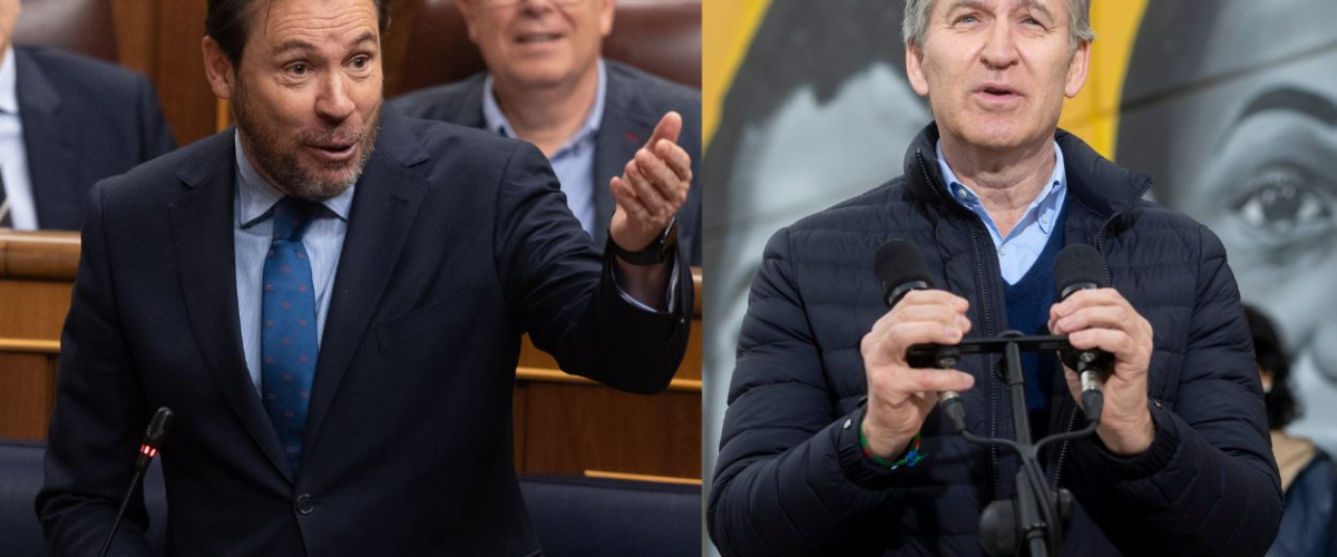 Guerra abierta entre Óscar Puente y Feijóo: el ministro llama “miserable” al líder del PP tras defender al agitador ultra Bertrand Ndongo