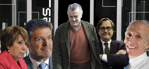 Luis Barcenas, Celia Villalobos, Rafael Catalá, Eduardo Inda y Paco Marhuenda