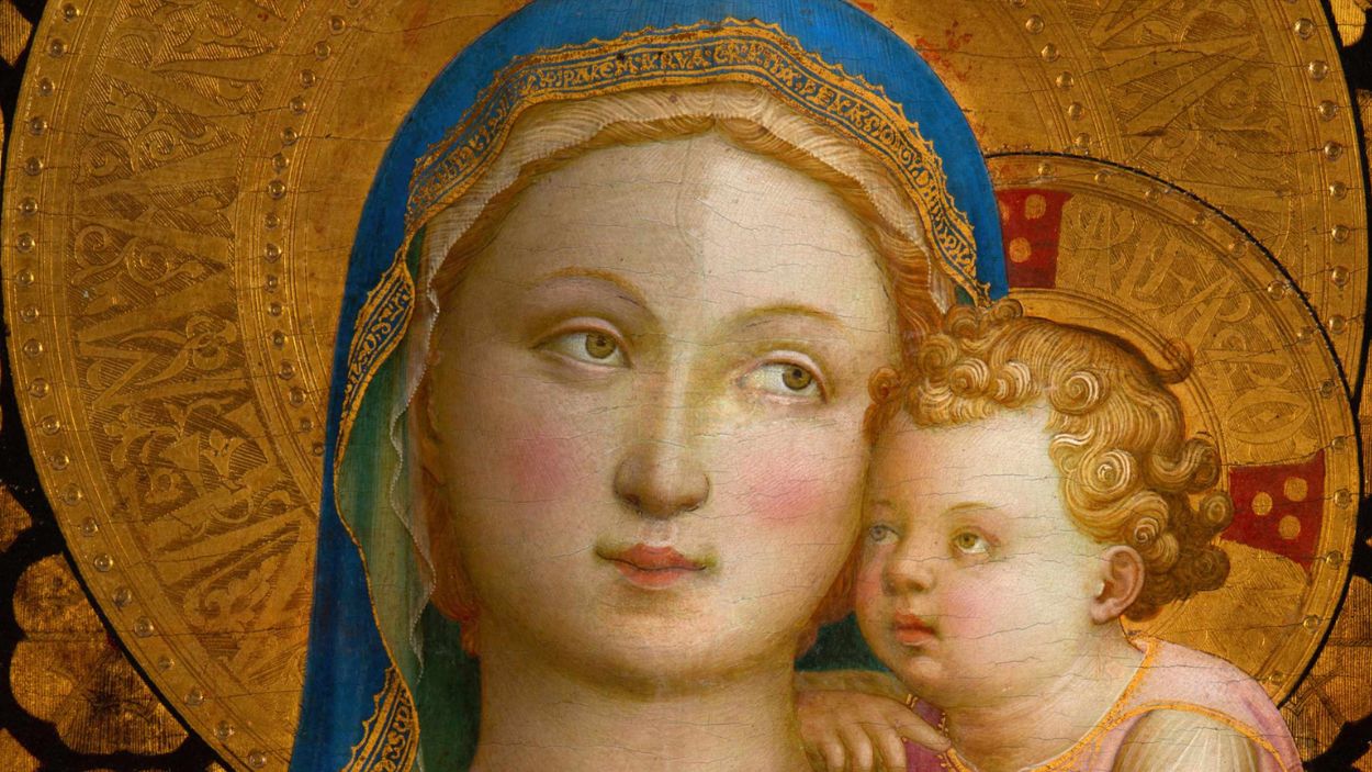 Imagen del cortometraje 'Fra Angelico. Restauración de La Virgen de la Humildad' del Museo Nacional Thyssen Bornemisza © CaixaForum+