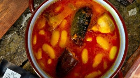 Fabada en Asturias. Alimentos del Paraíso Natural