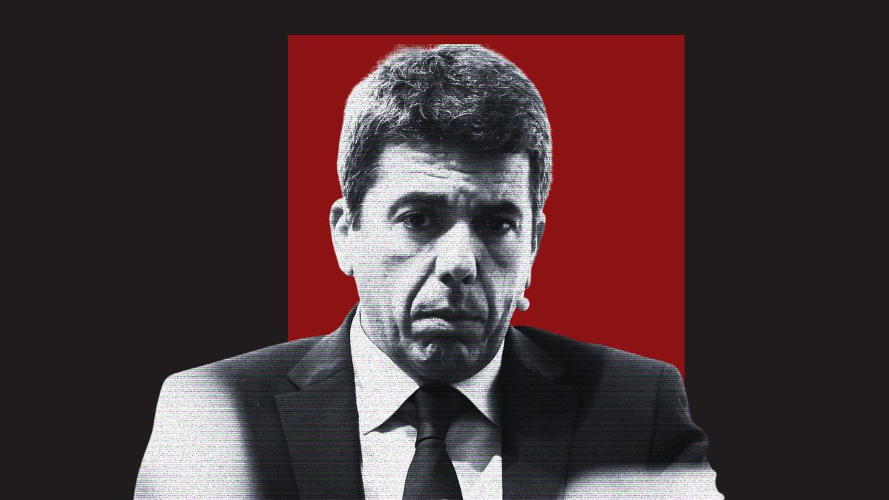 El president de la Generalitat Valenciana, Carlos Mazón. Montaje Propio.