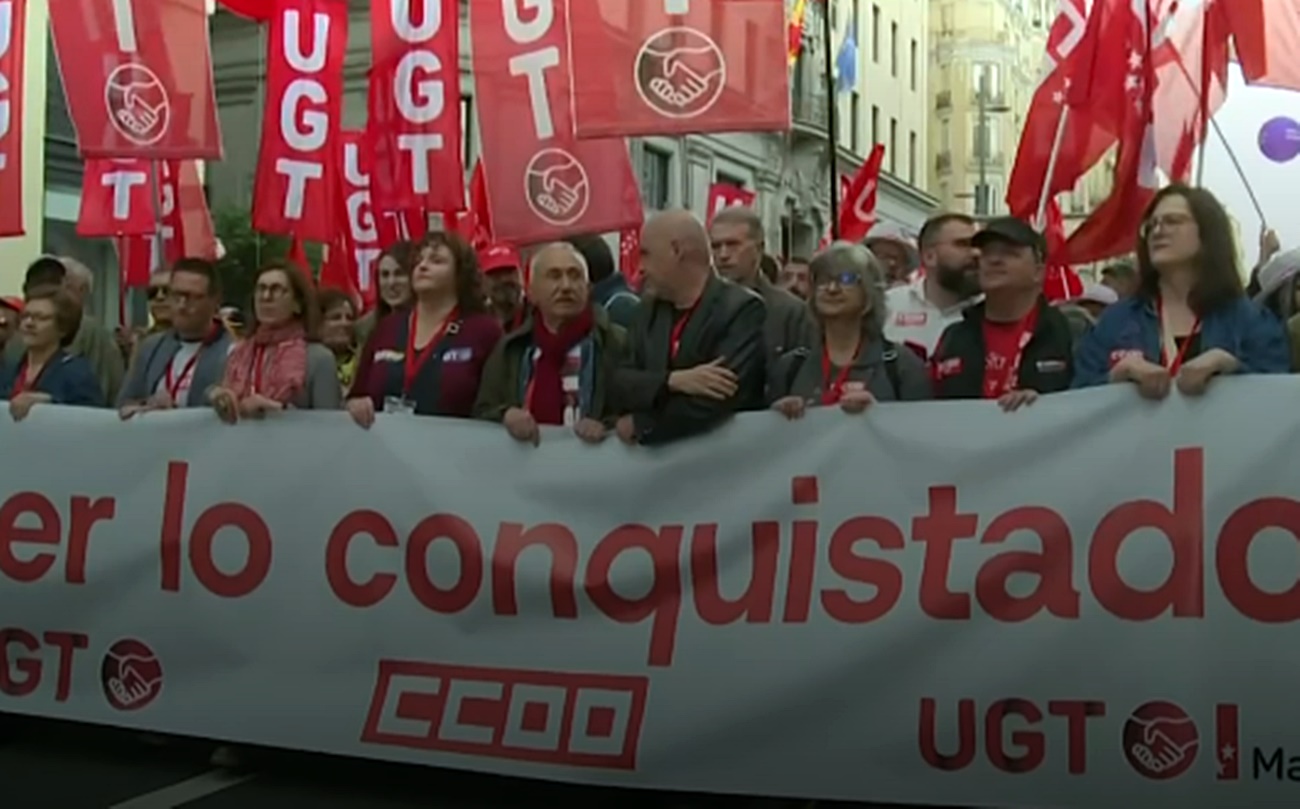 Manifestación del 1 de mayo de 2025 en Madrid