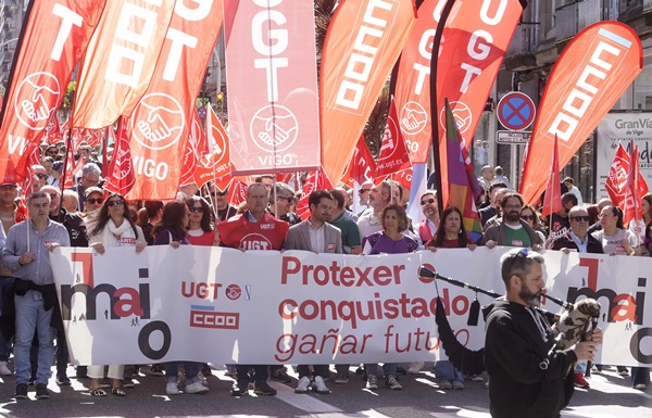 Manifestación del 1 de mayo de 2025 en Vigo