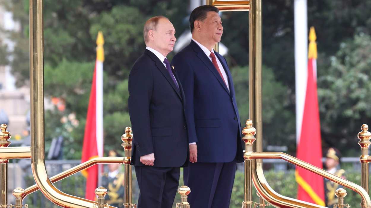 El presidente ruso, Vladimir Putin, y el presidente chino, Xi Jinping. EP
