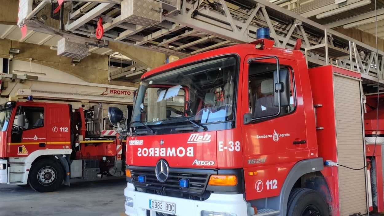 Camiones de Bomberos de Logroño. EP
