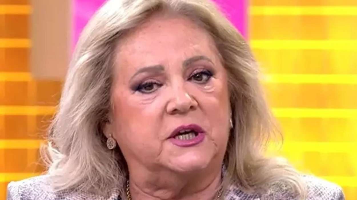 Blanca Villa en el programa de Fiesta. Telecinco 